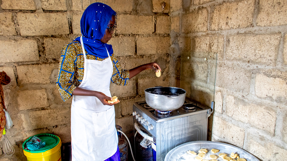 Cover d'une entrepreneuse au Sénégal