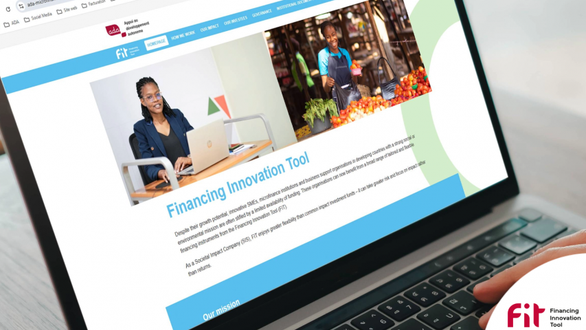 Computer with FIT website